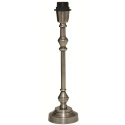 Hallbergs Belysning Nelly Lampfot Låg Antik silver 10cm