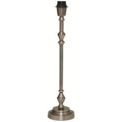 Hallbergs Belysning Nelly Lampfot Mellan Antik silver 12,5cm