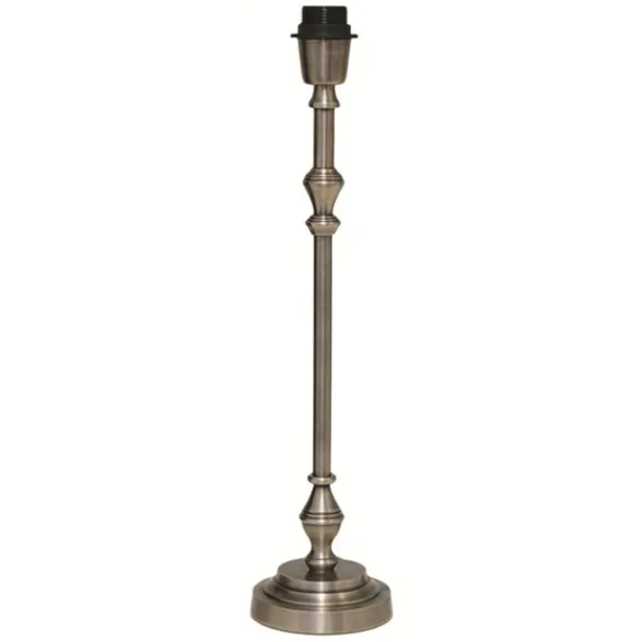 Hallbergs Belysning Nelly Lampfot Mellan Antik silver 12,5cm