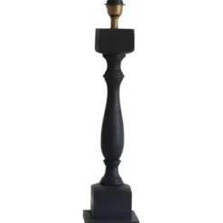 Hallbergs Belysning Newcastle Lampfot Antik Svart 14cm