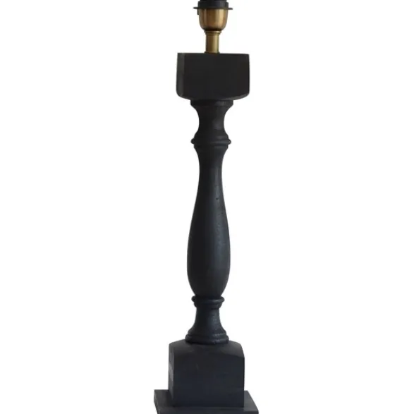 Hallbergs Belysning Newcastle Lampfot Antik Svart 14cm