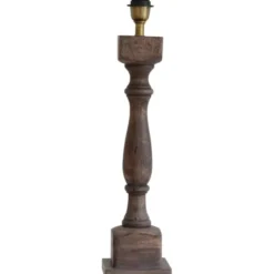 Hallbergs Belysning Newcastle Lampfot Brun 14cm