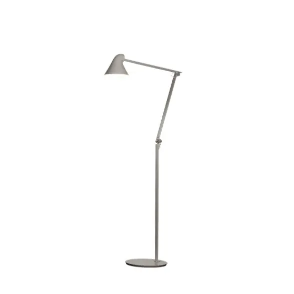 Louis Poulsen NJP golvlampa, ljusgrå 125cm