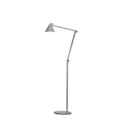 Louis Poulsen NJP golvlampa, ljusgrå 125cm