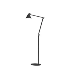 Louis Poulsen NJP golvlampa, svart 125cm