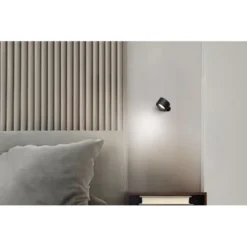 Unison NO CABLE black vägglampa uppladdningsbar LED