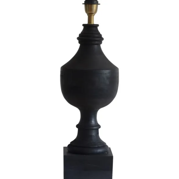 Hallbergs Belysning Nomad Lampfot Antik Svart 15cm