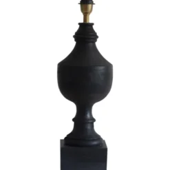 Hallbergs Belysning Nomad Lampfot Antik Svart 15cm