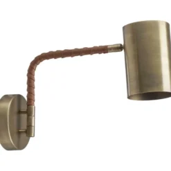 PR Home Nora vägglampa komp. Antikmässing 25cm