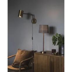 PR Home Nora vägglampa komp. Antikmässing 25cm