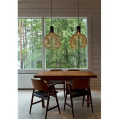 Secto Design Octo pendel small, valnöt 45cm