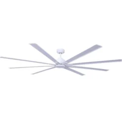 Texa Design Octo takfläkt, mattvit 200cm