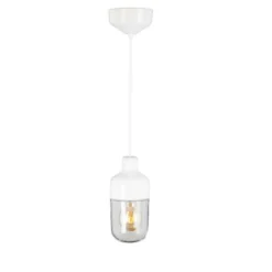 IFÖ Electric Ohm 215 pendel, vit/klar 21,5cm