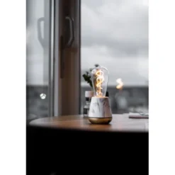 Humble One Table Light White Marble