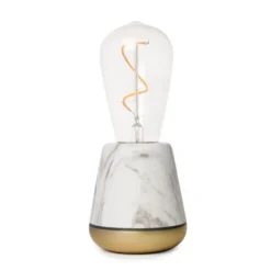 Humble One Table Light White Marble