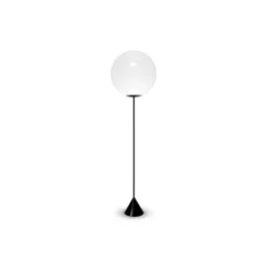 Tom Dixon Opal Cone golvlampa, opal/svart