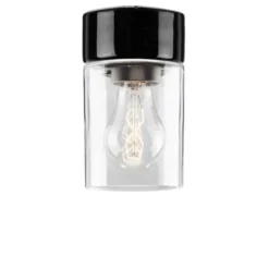 IFÖ Electric Opus 100 plafond, svart/klar 17,5cm