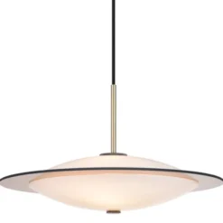 Halo Design Orbit pendel, mässing/opal Ø40cm