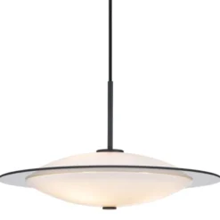 Halo Design Orbit pendel, svart/opal Ø40cm