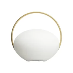 Umage Orbit Portabel Bordslampa, vit/mässing