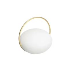 Umage Orbit Portabel Bordslampa, vit/mässing