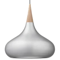 Fritz Hansen Orient P3 pendel, aluminium/ek 50cm