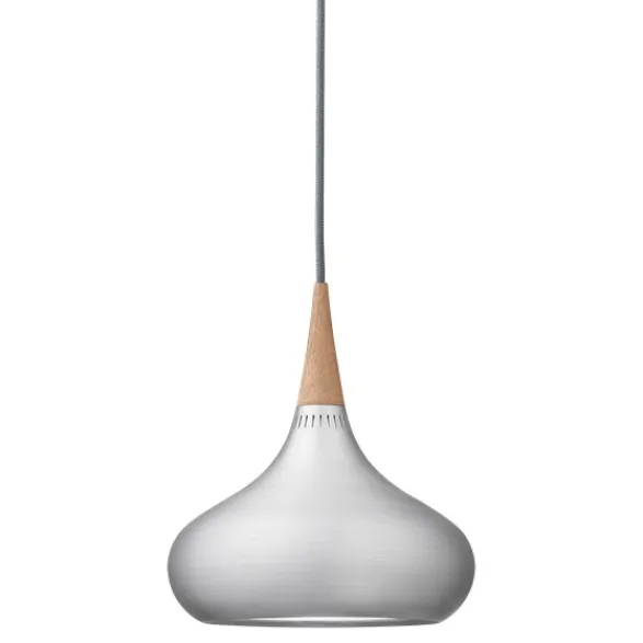 Fritz Hansen Orient P1 pendel, aluminium/ek 22,5cm