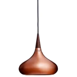 Fritz Hansen Orient P1 pendel, koppar/roseträ 22,5cm