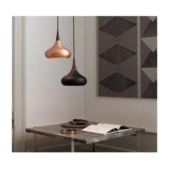 Fritz Hansen Orient P1 pendel, svart/roseträ 22,5cm