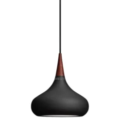 Fritz Hansen Orient P1 pendel, svart/roseträ 22,5cm