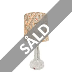 Vintage by Bright 1-2-3 Orrefors lampfot, kristall
