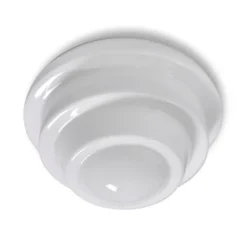 Armaturhantverk Orsa Blomma Glasskärm, Ø25 vit