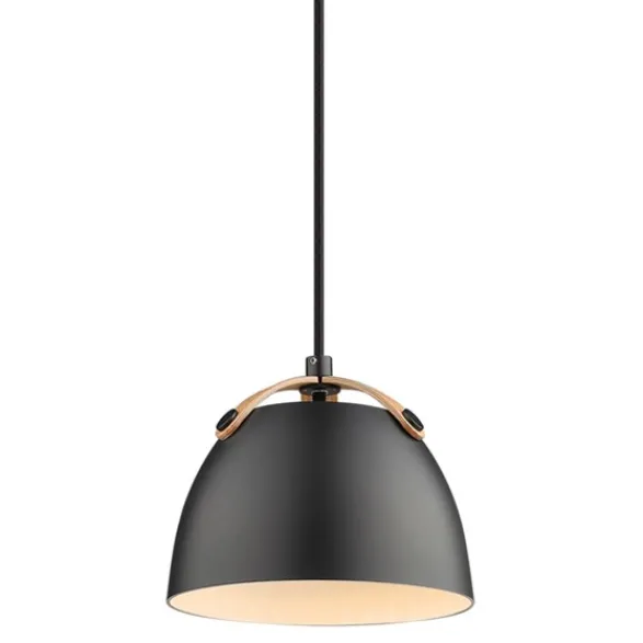 Halo Design OSLO Taklampa Ø16 Svart / Ek GU10