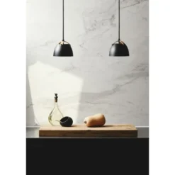 Halo Design OSLO Taklampa Ø16 Svart / Ek GU10