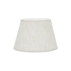 PR Home Oval Lampskärm Lin Natur/vit 25cm