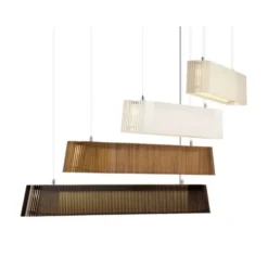 Secto Design Owalo 7000 pendel, valnöt 100cm