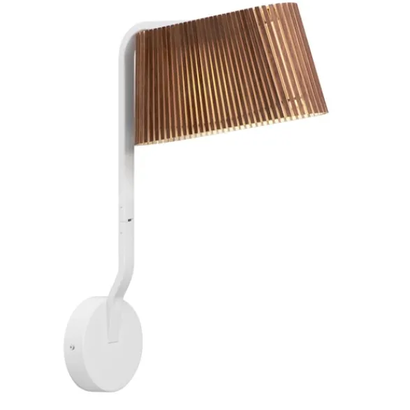 Secto Design Owalo 7030 vägglampa, valnöt 33cm