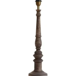 Hallbergs Belysning Oxford Lampfot Hög Brun 15,5cm