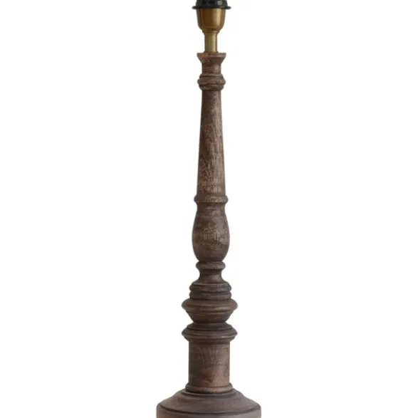 Hallbergs Belysning Oxford Lampfot Hög Brun 15,5cm