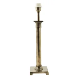 Hallbergs Belysning Palermo Lampfot Låg Antik silver 11cm