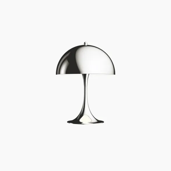 Louis Poulsen Panthella MINI bordslampa LED, krom
