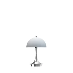 Louis Poulsen Panthella 160 Portabel bordslampa Chrome Blue Grey