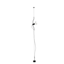 FLOS Parentesi tak, svart 400cm dimbar