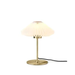 Halo Design Paris bordslampa, mässing/vit Ø24