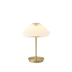 Halo Design Paris To Go portabel bordslampa, vit/mässing