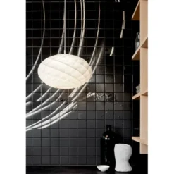 Louis Poulsen Patera oval 500 pendel, vit 50cm