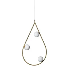 Pholc Pearls 80 pendel Brass, opal