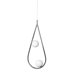 Pholc Pearls 65 pendel Nickel, opal