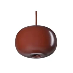 Örsjö Belysning Pebble Knubbig takpendel, oxblod/metall 21cm