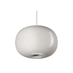 Örsjö Belysning Pebble Knubbig takpendel, varmgrå/metall 21cm